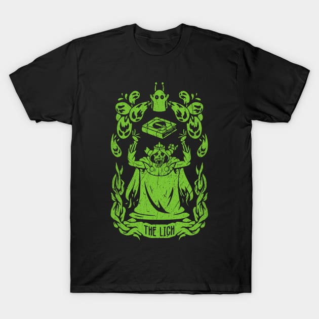 Adventure time The lich King, tarot card design of The Lich King from adventure time T-Shirt by The Japanese Fox